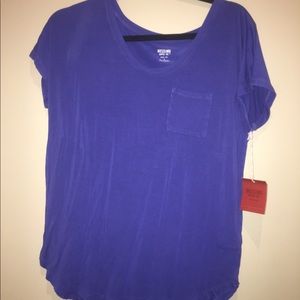 Mossimo blue short sleeve shirt